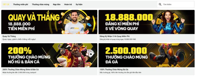 Các chương trình khuyến mãi hấp dẫn