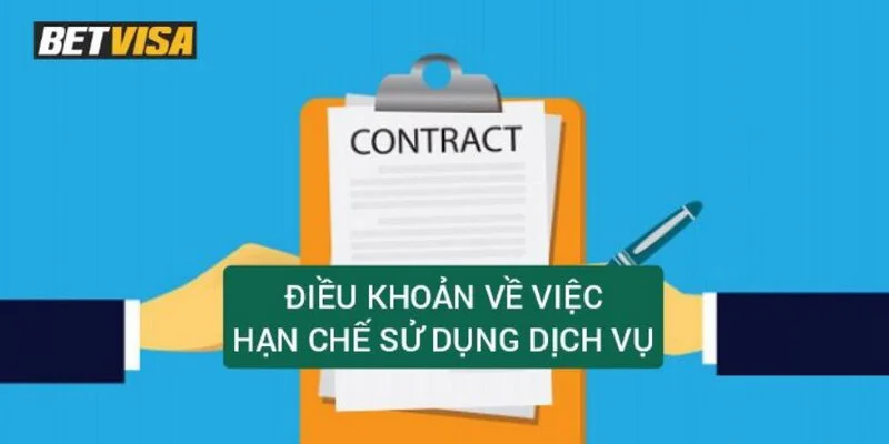 Điều Khoản & Điều Kiện 3 Hạn chế sử dụng dịch vụ BetVisa